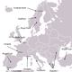 Escenarios de la supuesta Operación Fortitude. Wikimedia Commons